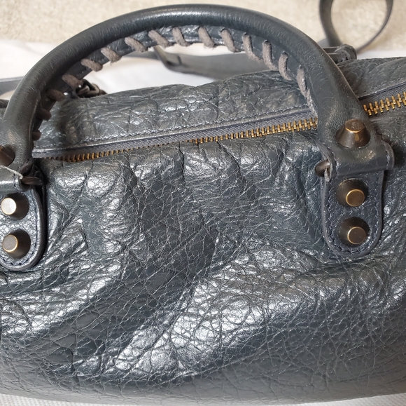 Balenciaga Mini Twiggy Crossbody bag Anthracite color - Picture 6 of 15